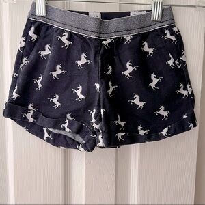 𝅺gap| Blue unicorn shorts- Size 4-5 years old or XS